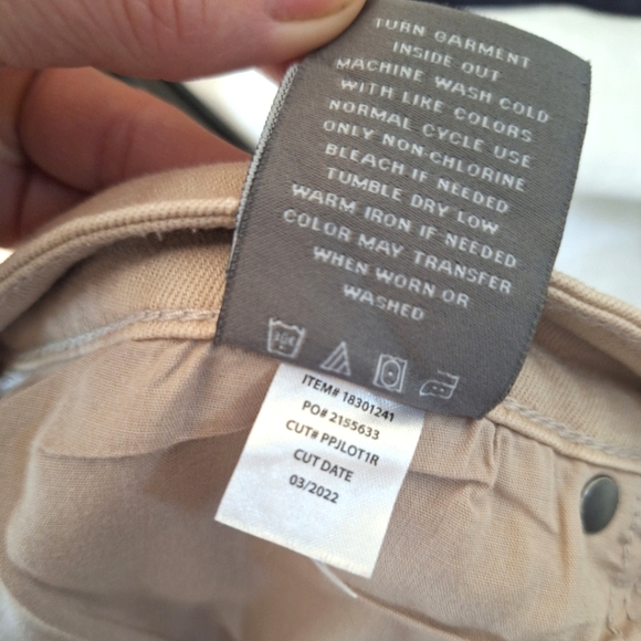 TORRID 12 R Boyfriend Straight Vintage Stretch Mid-Rise Jean tan - Picture 6 of 6